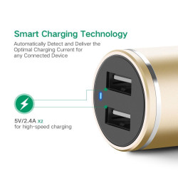 USB Car Charger 2 Port with...