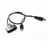 3M Yellow IEC C13 to C14 Power Cable