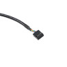 1M USB 2.0 to DB9F Null Modem Cable
