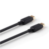 2M Wall To Left Angle IEC C13 Power Cable