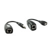 2.5M Slim CAT6 UTP Patch Cable LSZH in Black