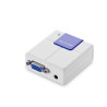 1M Wall To IEC C7 Power Cable in White