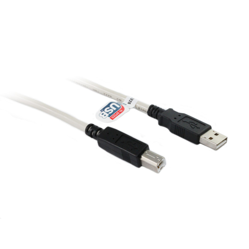 3M Wall To IEC C7 Power Cable in White