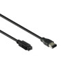 2M Firewire 1394B 9Pin/4Pin Cable