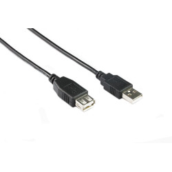 2M USB 2.0 Certified  AM/AF Cable 28+22AWG ( High Power )