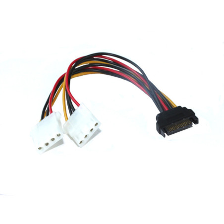 20CM Molex Power Splitter Cable