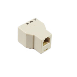 RJ45 3 Way Coupler