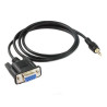 2.2M Wall To 2 x IEC C13 Power Cable