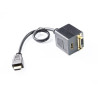 3M 2Pin Wall To Right Angle IEC C7 Power Cable