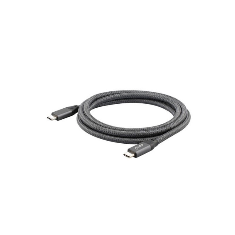 2M IEC C14 to C15 High Temperature Power Cable White