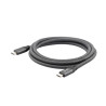2M IEC C14 to C15 High Temperature Power Cable White